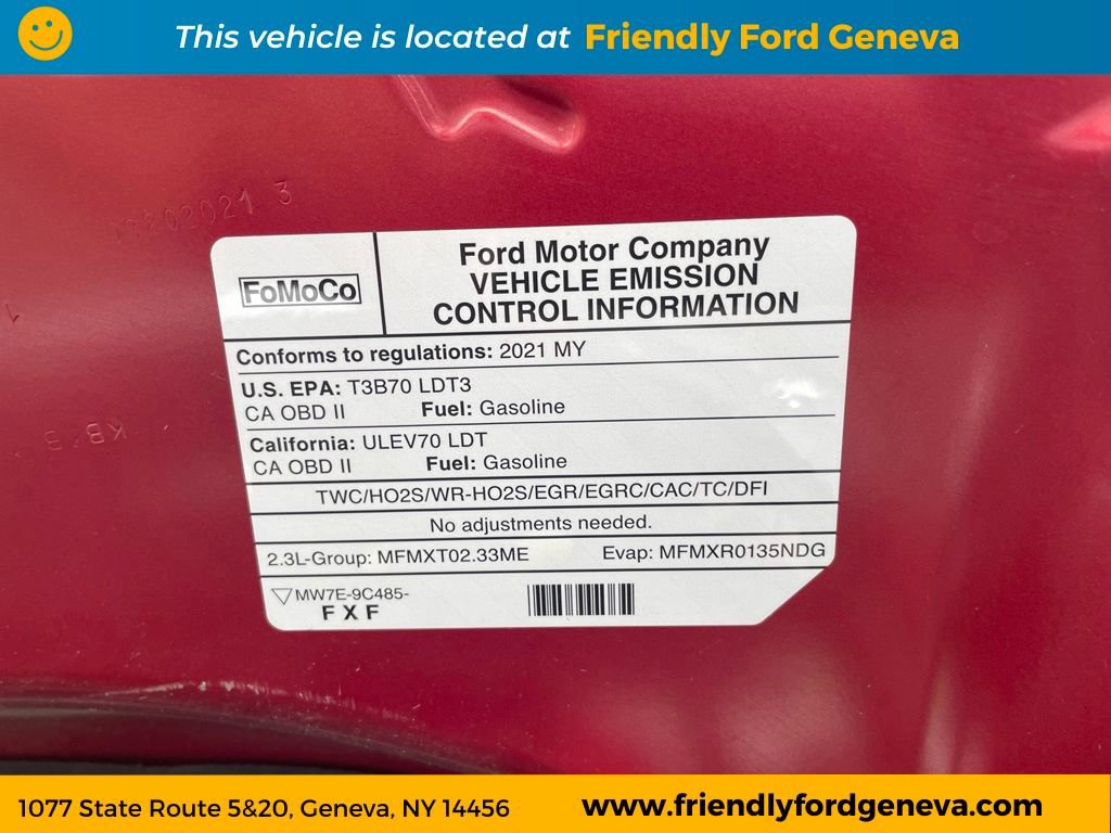 Certified 2021 Ford Ranger Lariat w/ Equipment Group 501A High AWD/4WD image 35
