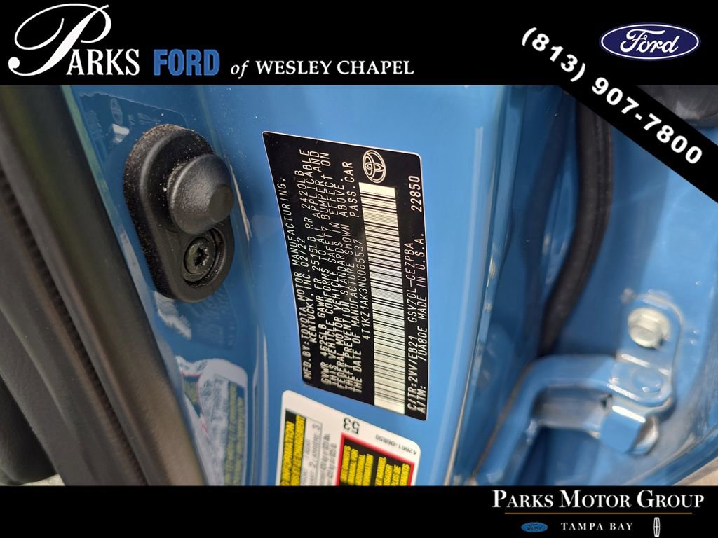 Used 2022 Toyota Camry TRD w/ TRD Package w/JBL Audio FWD image 32