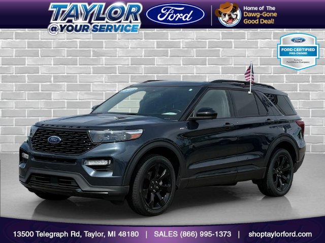Certified 2023 Ford Explorer ST-Line w/ Class IV Trailer Tow Package