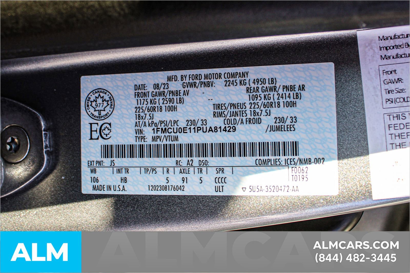 Certified 2023 Ford Escape SE image 42