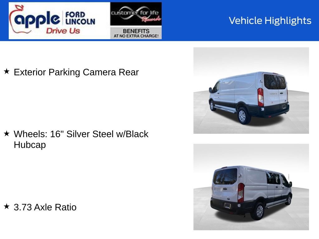 Certified 2021 Ford Transit 250 Low Roof w/ Exterior Upgrade Package image 13