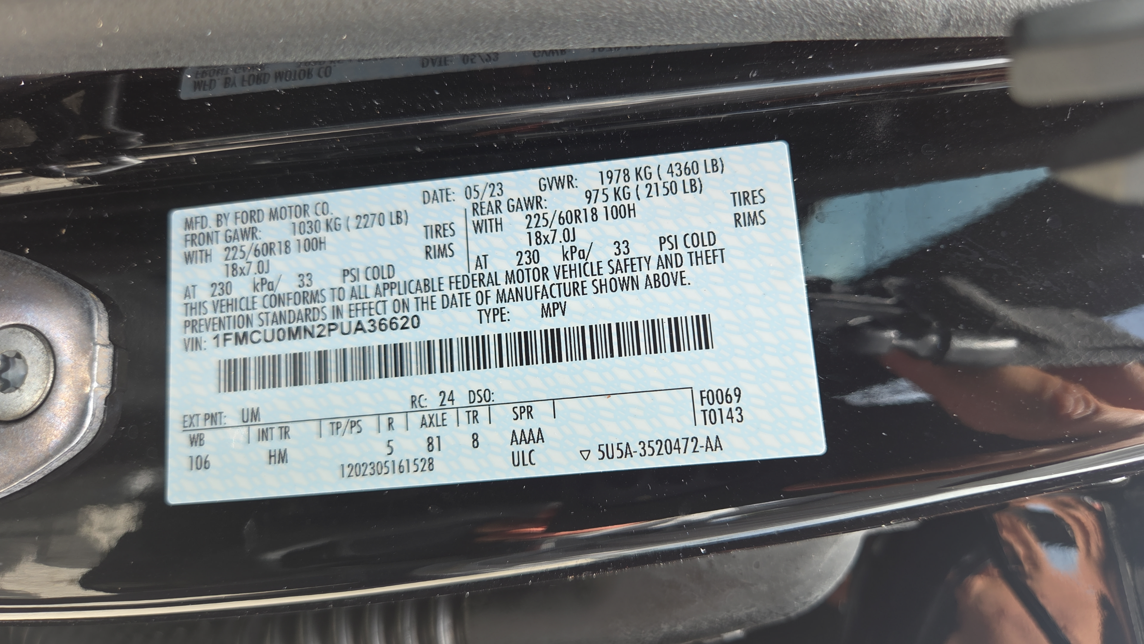 Certified 2023 Ford Escape ST-Line w/ Tech Pack #1 FWD image 21