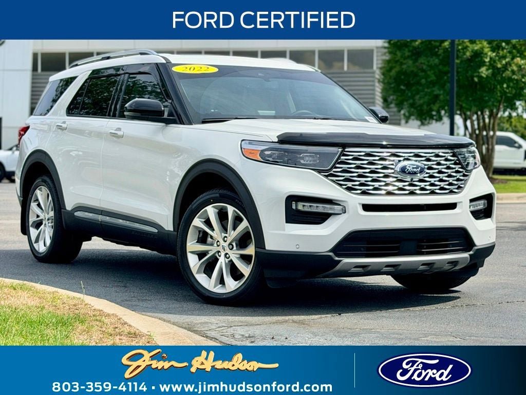 Certified 2022 Ford Explorer Platinum w/ Technology Package
