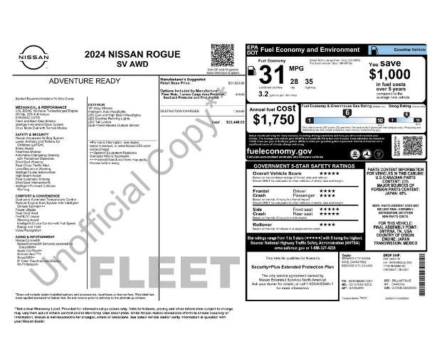 Used 2024 Nissan Rogue SV AWD/4WD image 2