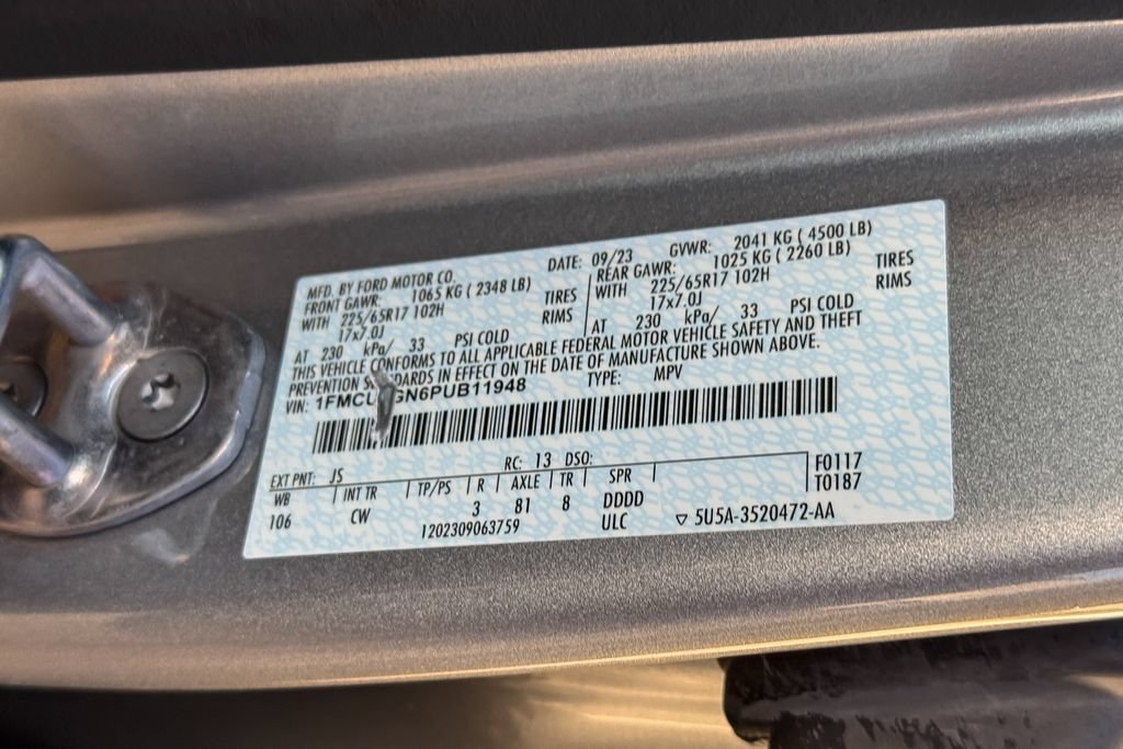 Certified 2023 Ford Escape Active AWD/4WD image 19