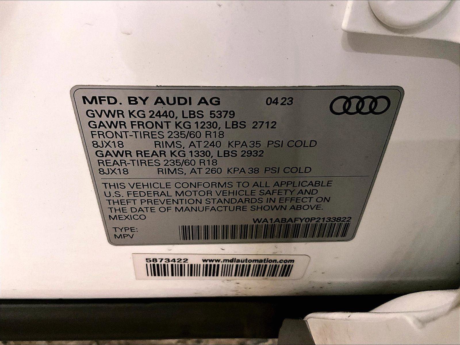 Used 2023 Audi Q5 2.0T Premium w/ Convenience Package AWD/4WD image 33