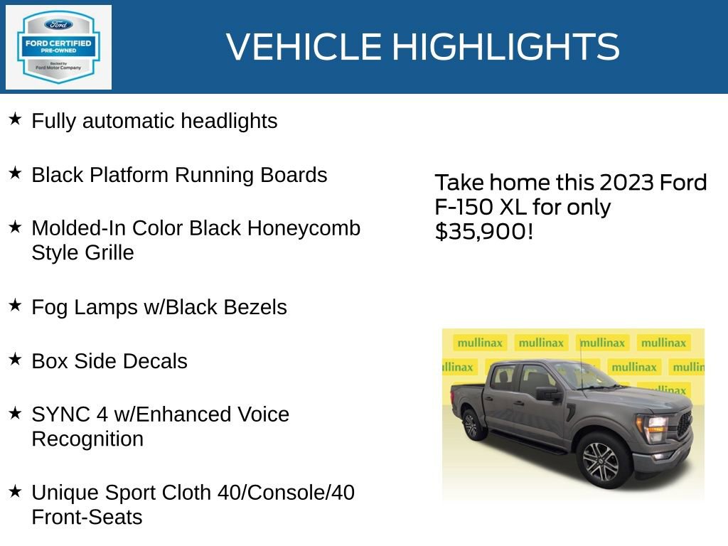 Certified 2023 Ford F150 XL w/ STX Appearance Package image 35