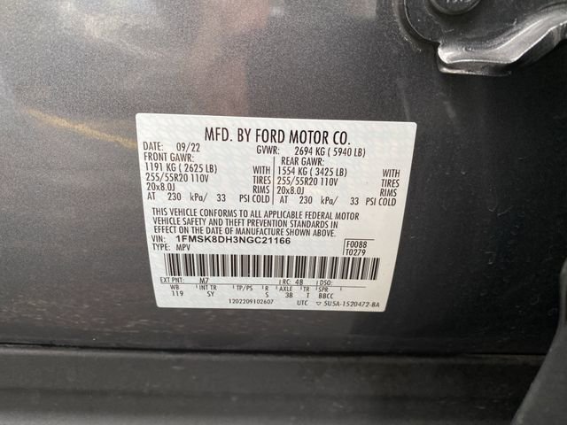 Certified 2022 Ford Explorer XLT w/ Equipment Group 202A image 38