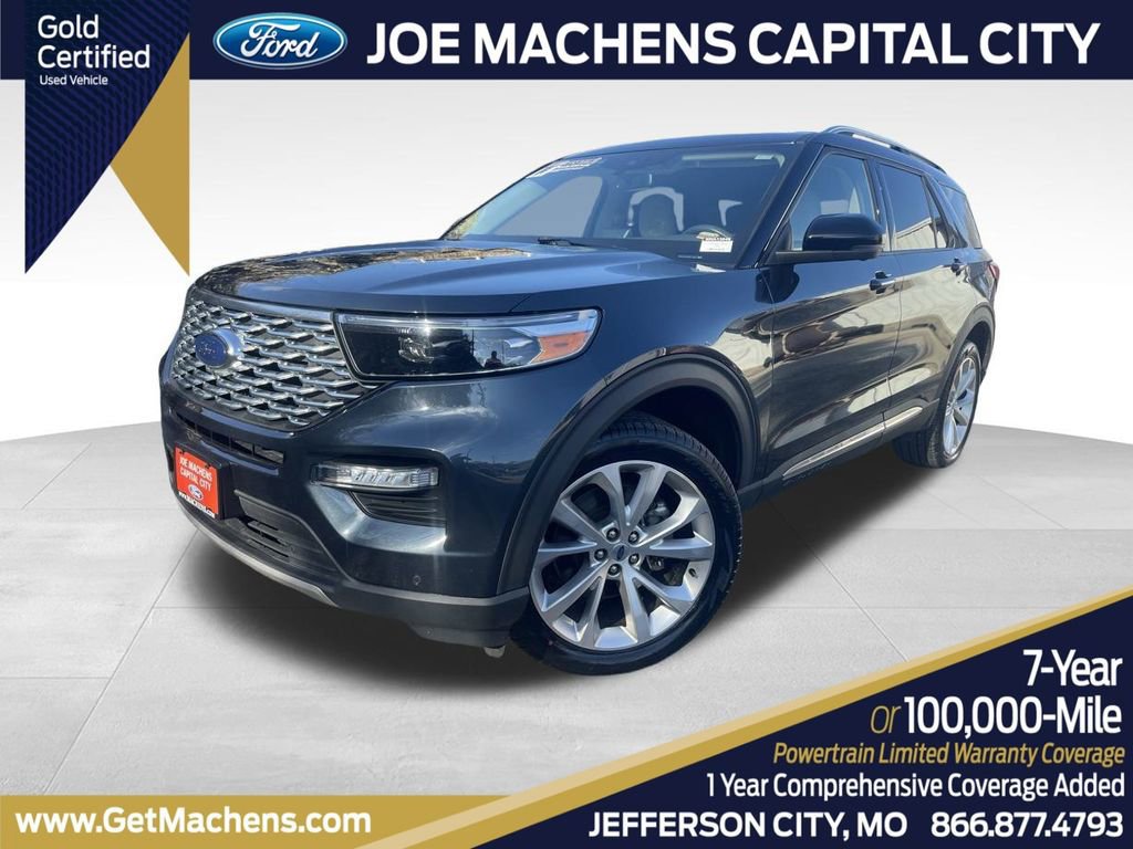 Certified 2022 Ford Explorer Platinum w/ Technology Package image 1