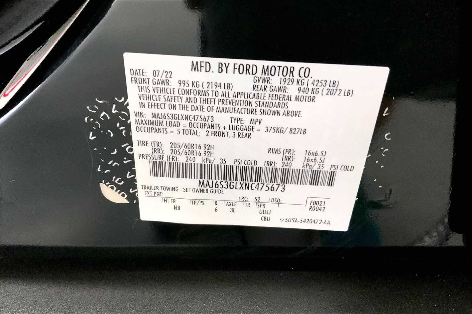 Certified 2022 Ford EcoSport SE w/ SE Convenience Package image 31