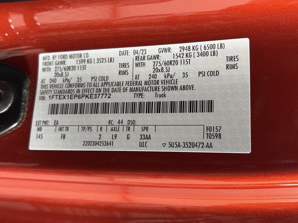 Certified 2023 Ford F150 XLT w/ Equipment Group 302A High image 9