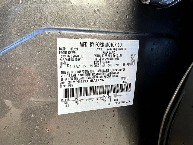 Certified 2024 Ford Edge SEL AWD/4WD image 19