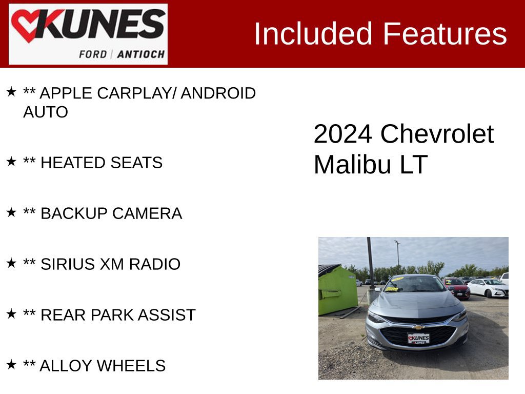 Used 2024 Chevrolet Malibu LT FWD image 3