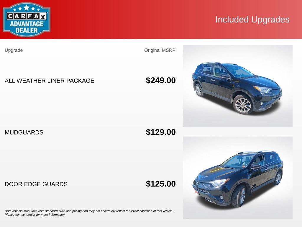 Used 2018 Toyota RAV4 Limited w/ All Weather Liner Package AWD/4WD image 13