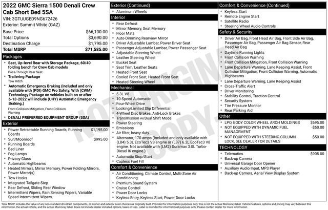 Used 2022 GMC Sierra 1500 Denali image 13