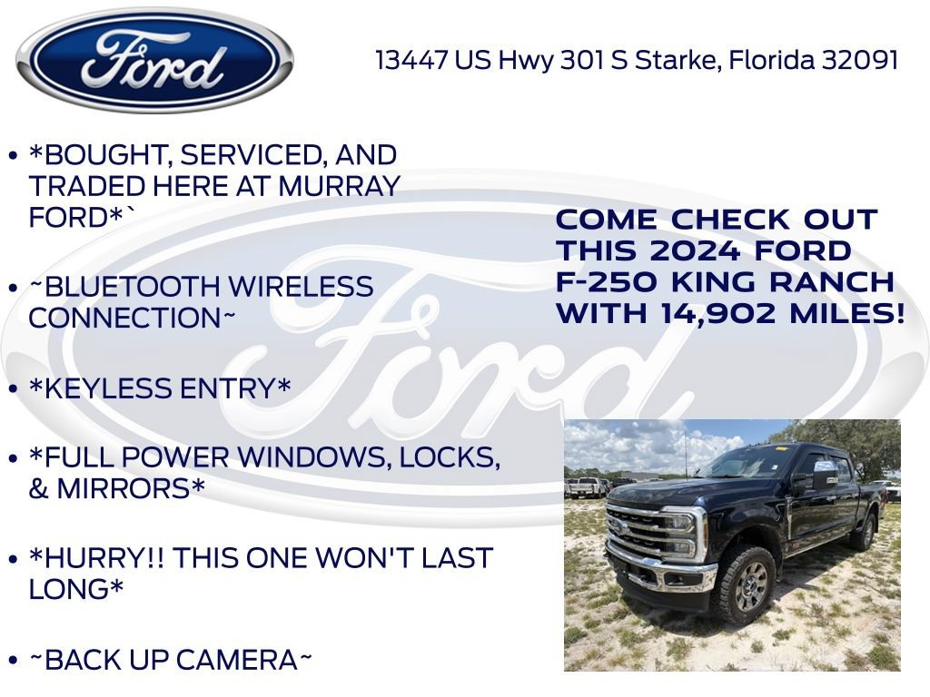Certified 2024 Ford F250 King Ranch w/ Chrome Package AWD/4WD image 12