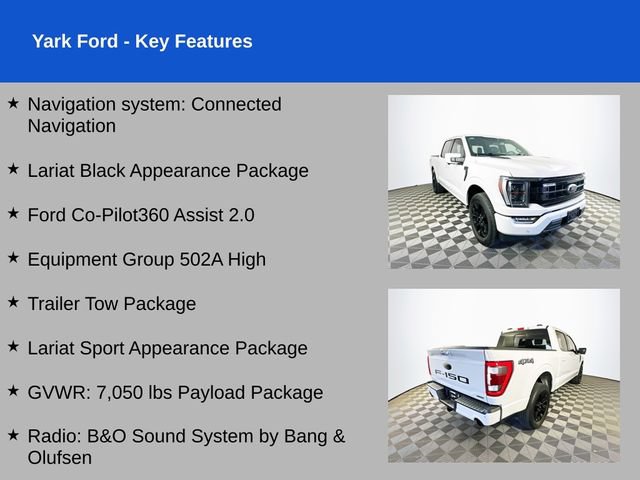 Certified 2023 Ford F150 Lariat w/ Equipment Group 502A High AWD/4WD image 2