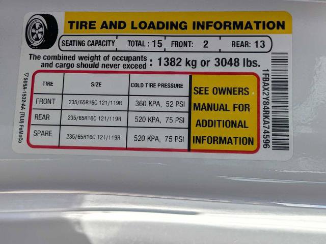 Certified 2024 Ford Transit 350 XLT RWD image 34