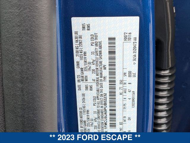 Certified 2023 Ford Escape Platinum w/ Premium Technology Package AWD/4WD image 24