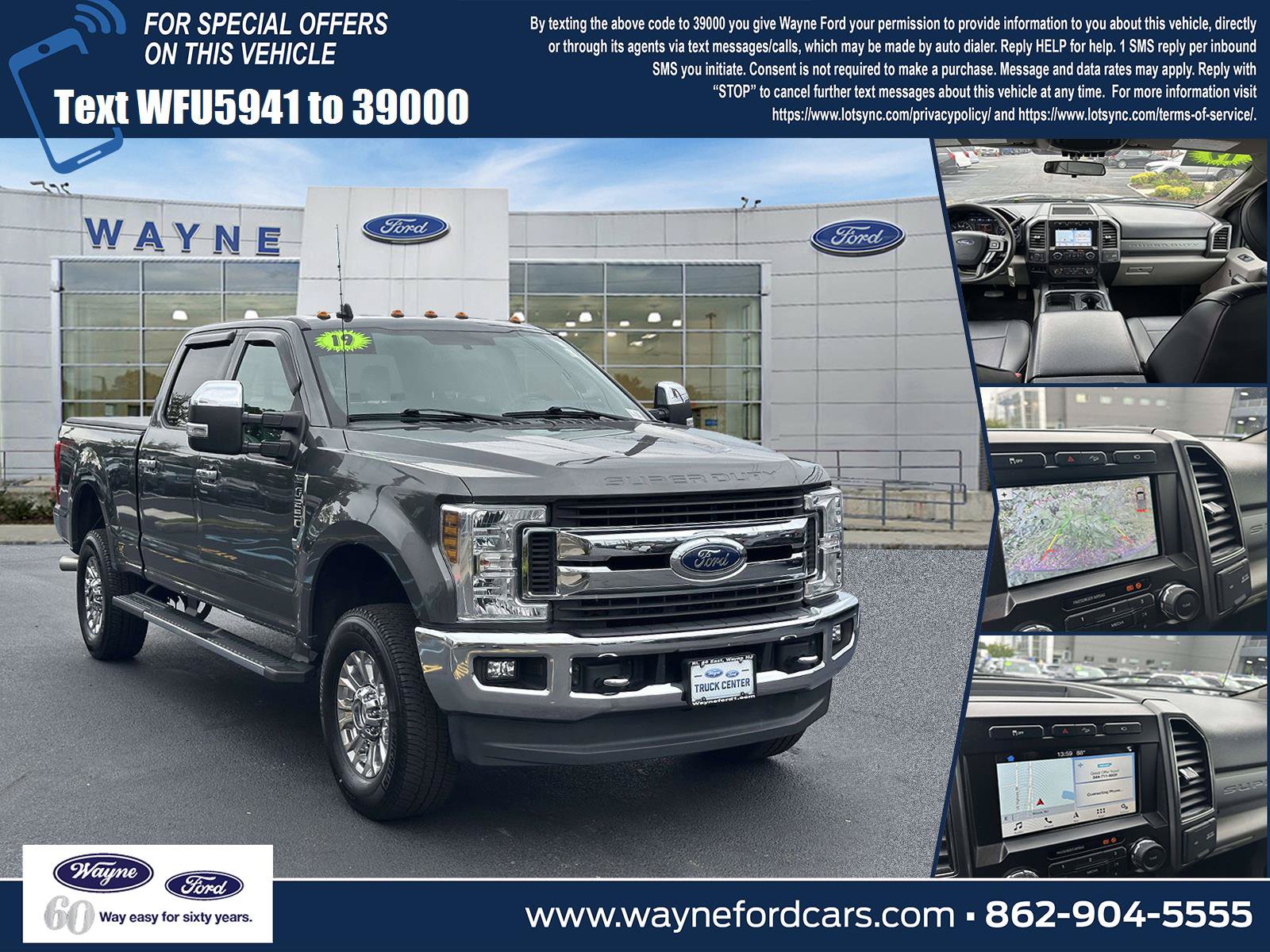 Certified 2019 Ford F250 XLT w/ XLT Premium Package AWD/4WD image 1