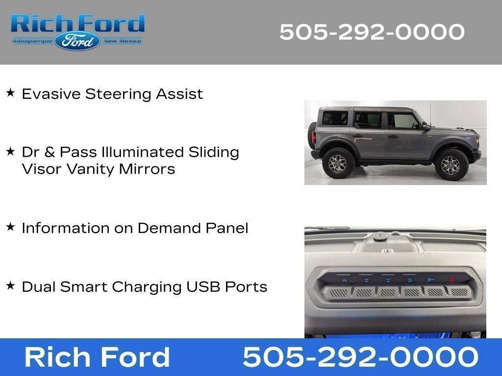 Certified 2025 Ford Bronco Badlands AWD/4WD image 96