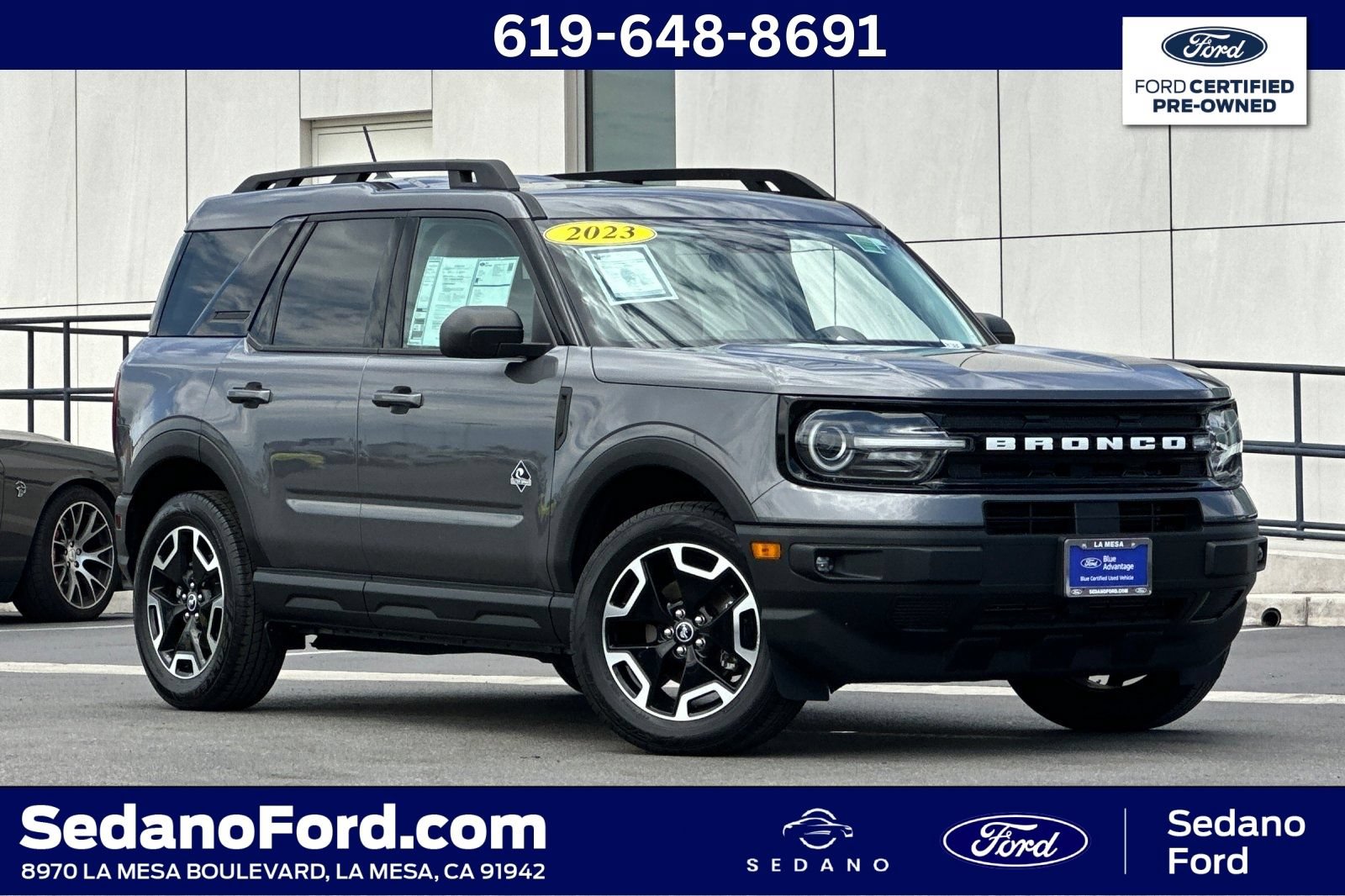 Certified 2023 Ford Bronco Sport Outer Banks w/ Tech Package