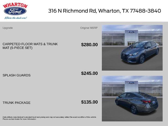 Used 2024 Nissan Versa SV w/ Trunk Package FWD image 2