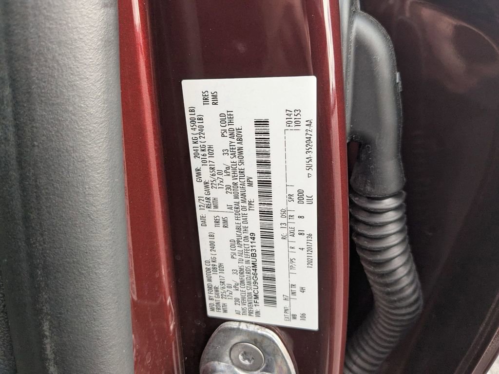 Certified 2021 Ford Escape SE w/ Convenience Package image 26