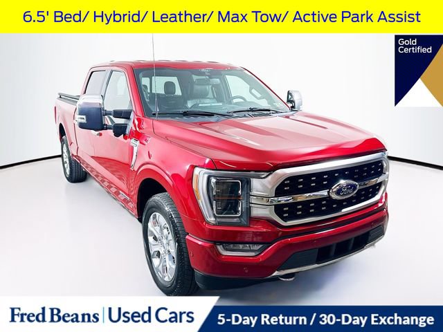 Certified 2021 Ford F150 Platinum w/ Equipment Group 701A High AWD/4WD image 1