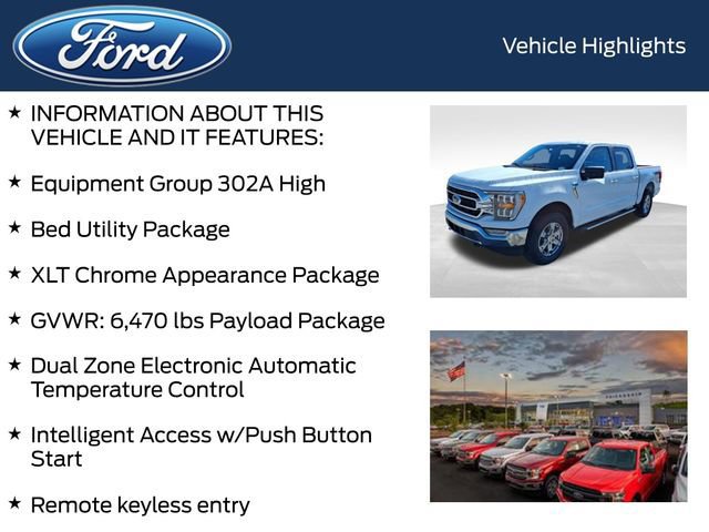 Certified 2022 Ford F150 XLT w/ Equipment Group 302A High image 11