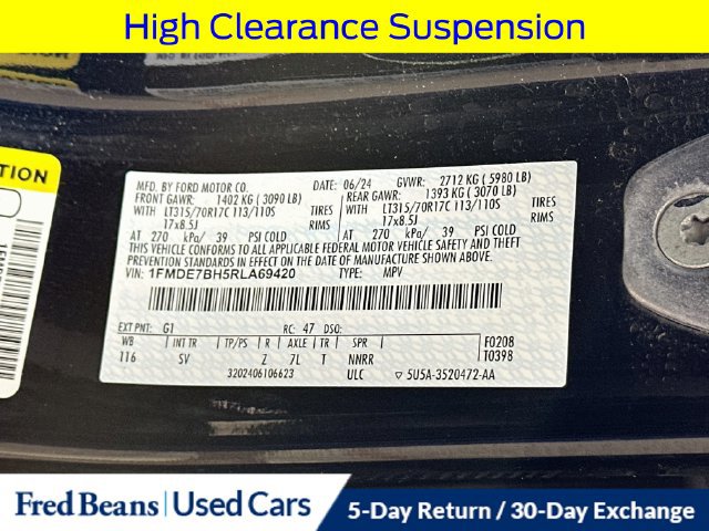 Certified 2024 Ford Bronco Big Bend w/ Sasquatch Package AWD/4WD image 38