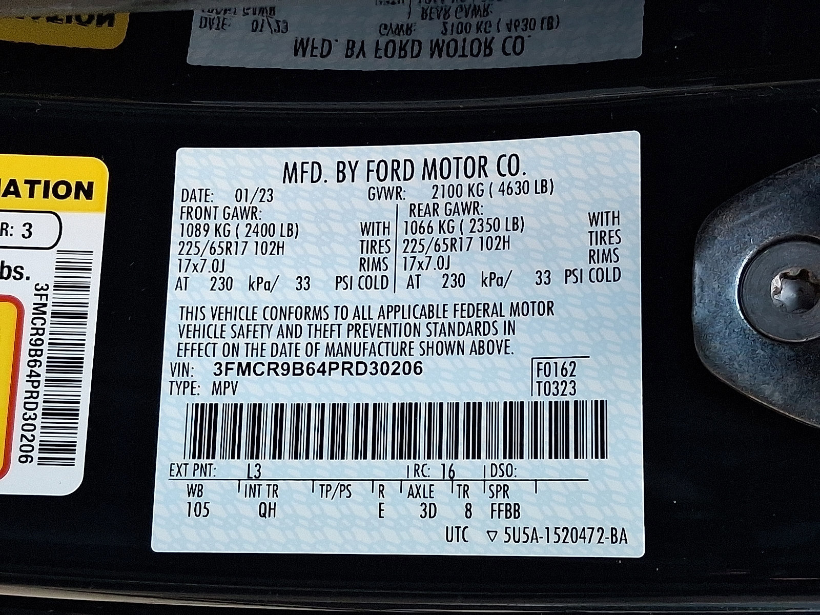 Certified 2023 Ford Bronco Sport Big Bend w/ Convenience Package image 27