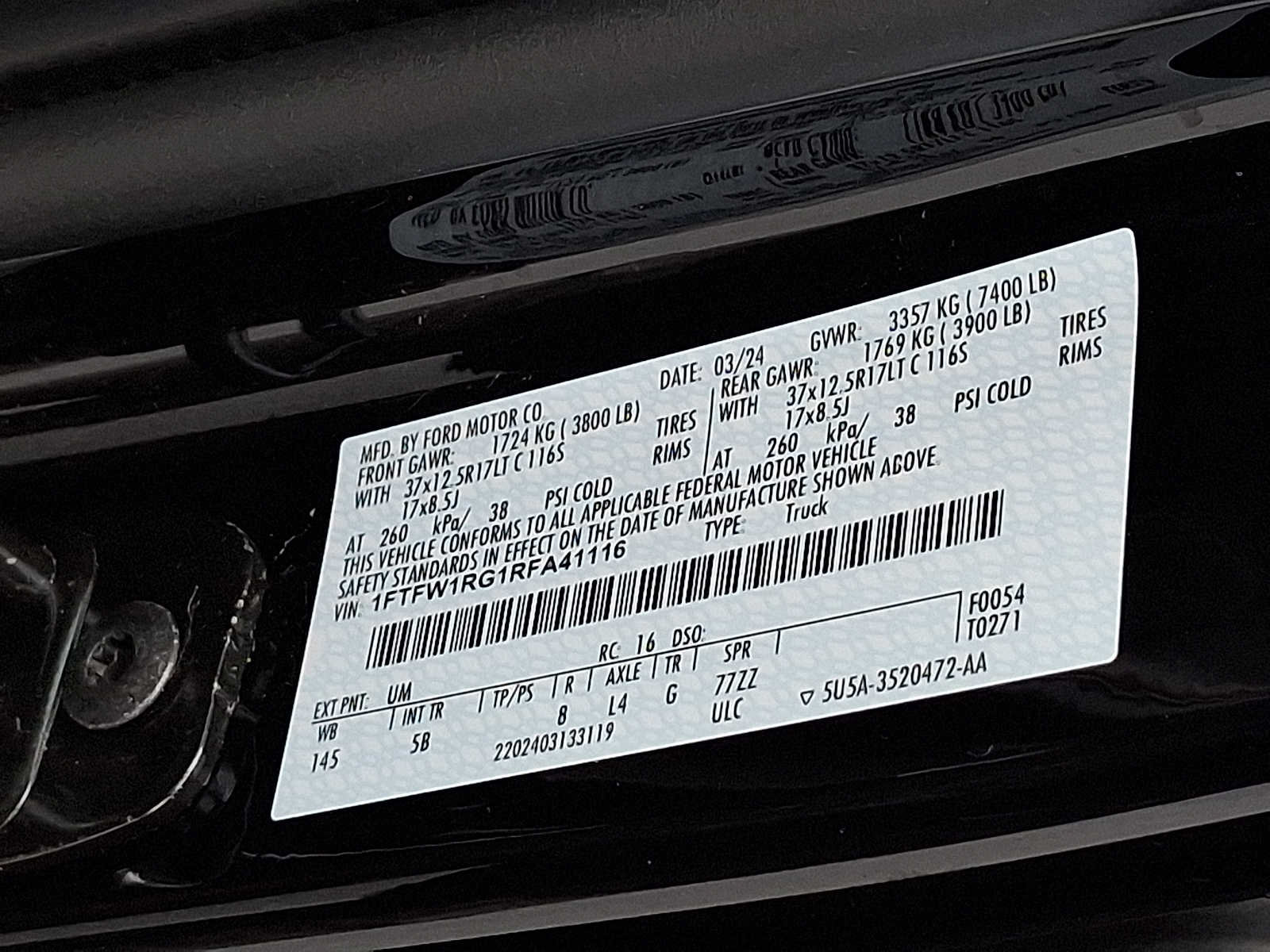 Certified 2024 Ford F150 Raptor AWD/4WD image 26