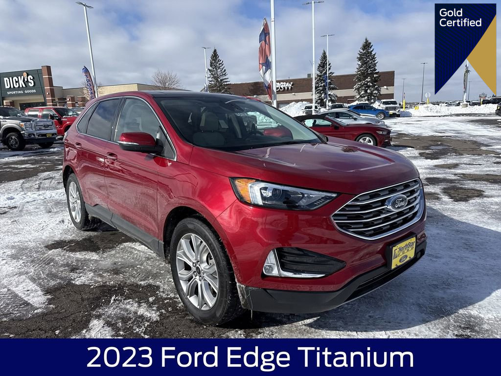 Certified 2023 Ford Edge Titanium w/ Class II Trailer Tow Package image 1