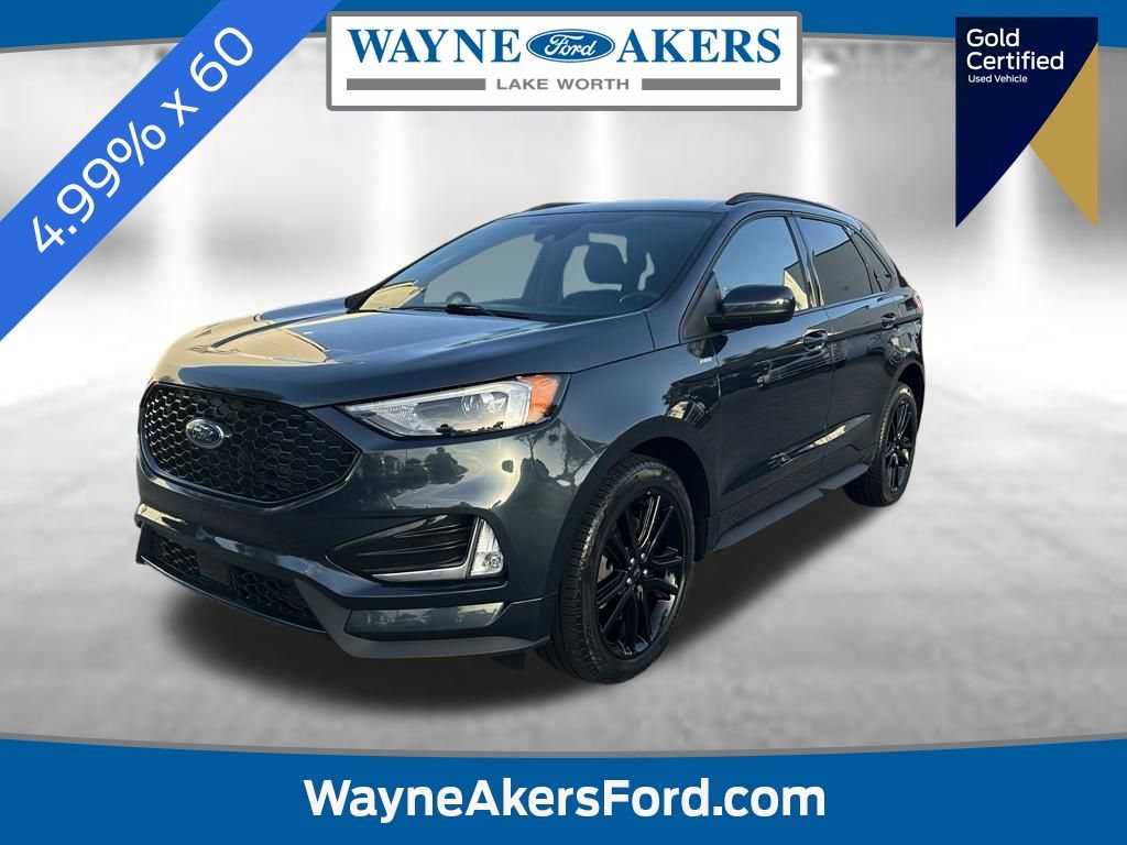 Certified 2023 Ford Edge ST-Line w/ Cargo Accessory Package AWD/4WD 360° Tour
