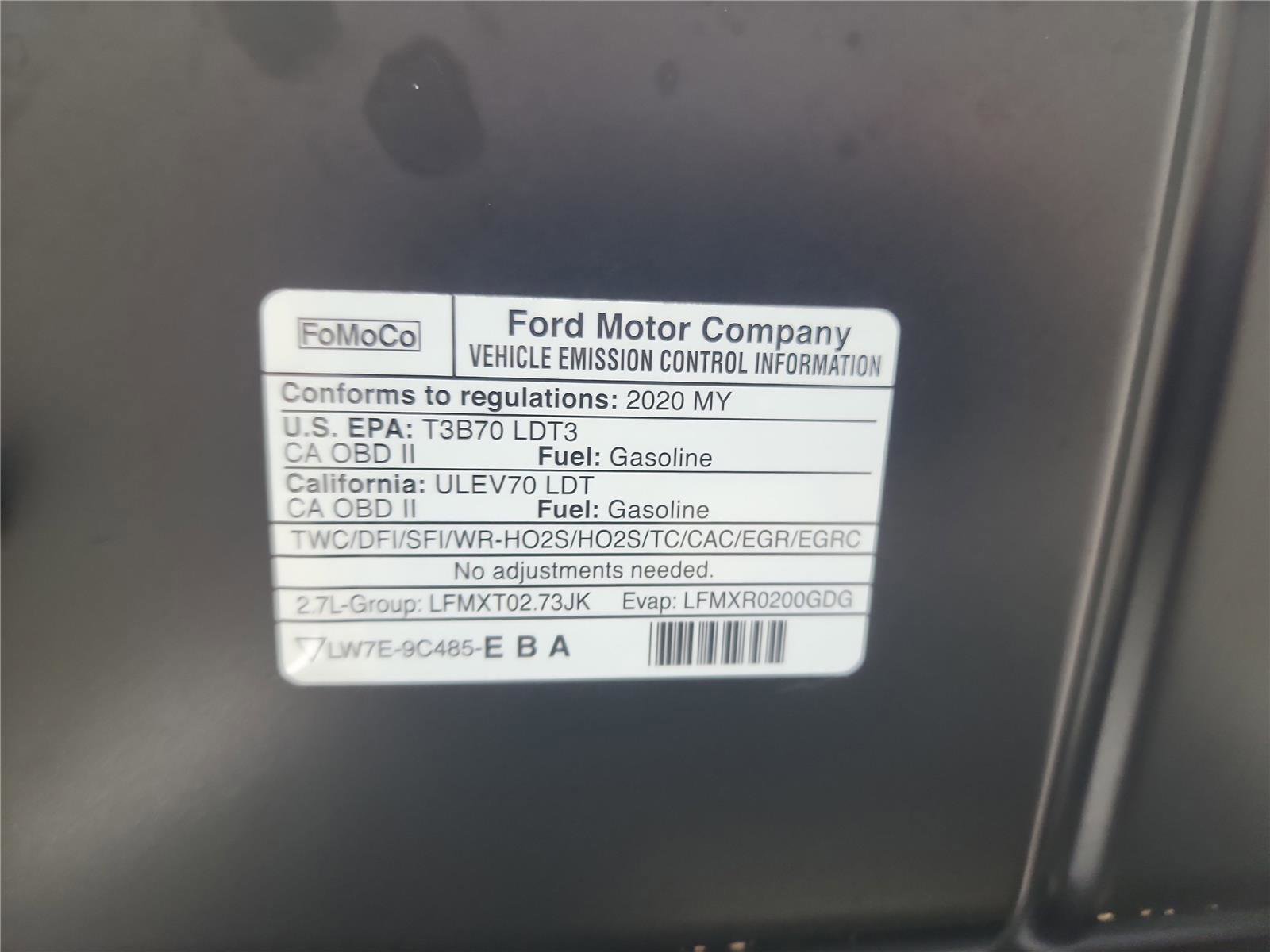 Certified 2020 Ford F150 XL w/ Equipment Group 101A Mid image 12