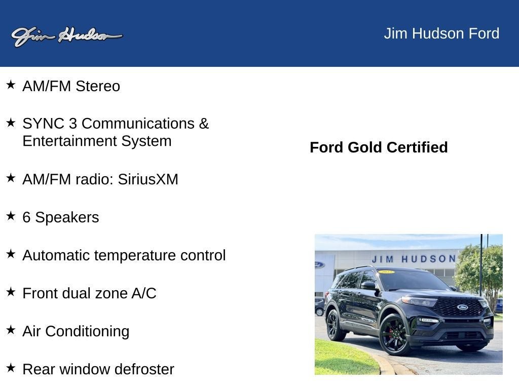 Certified 2023 Ford Explorer ST w/ Equipment Group 401A AWD/4WD image 13