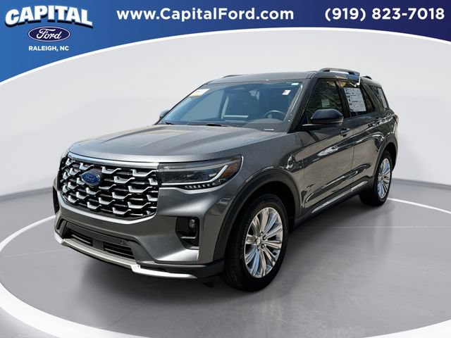 Certified 2025 Ford Explorer Platinum w/ LUX Leather Package AWD/4WD image 1