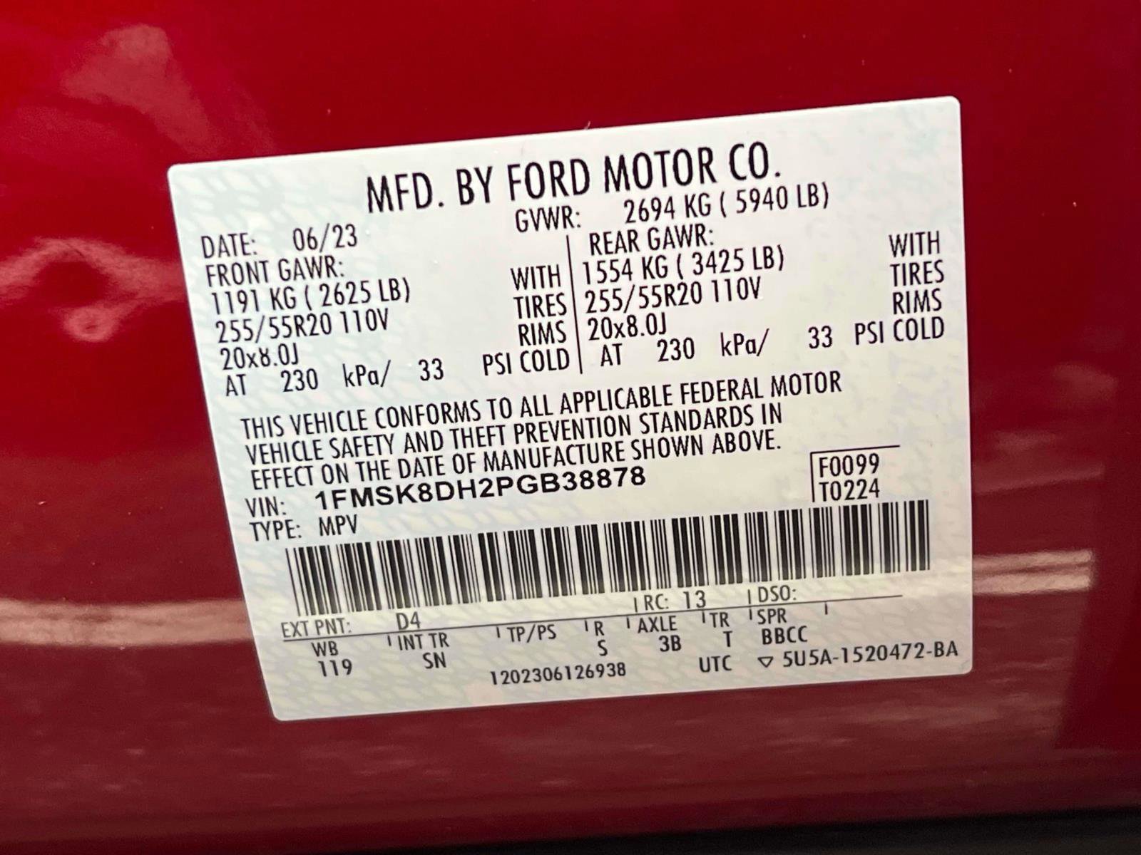 Certified 2023 Ford Explorer XLT w/ Equipment Group 202A image 23