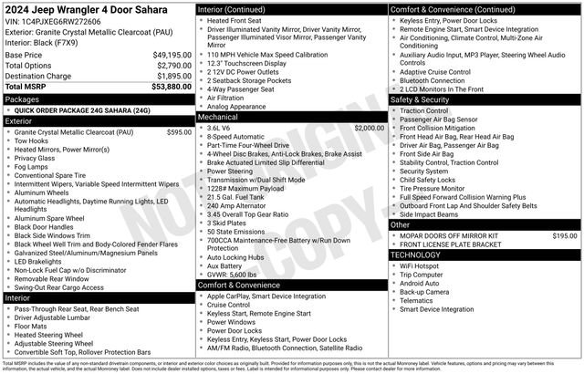 Used 2024 Jeep Wrangler Sahara image 37