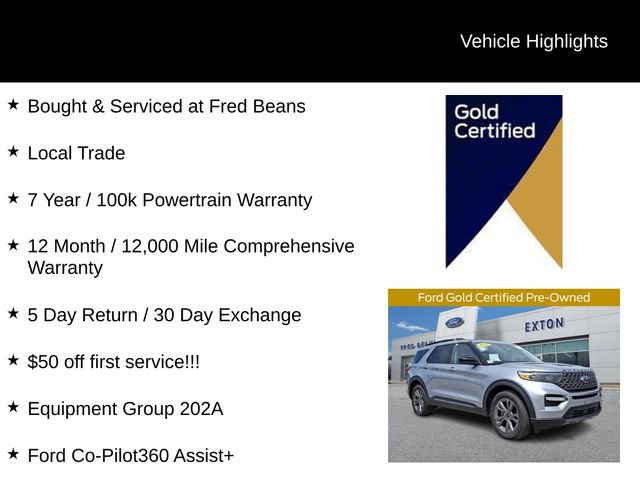 Certified 2022 Ford Explorer XLT w/ Equipment Group 202A AWD/4WD image 4