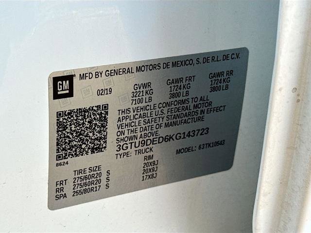 Used 2019 GMC Sierra 1500 SLT w/ SLT Premium Package image 22