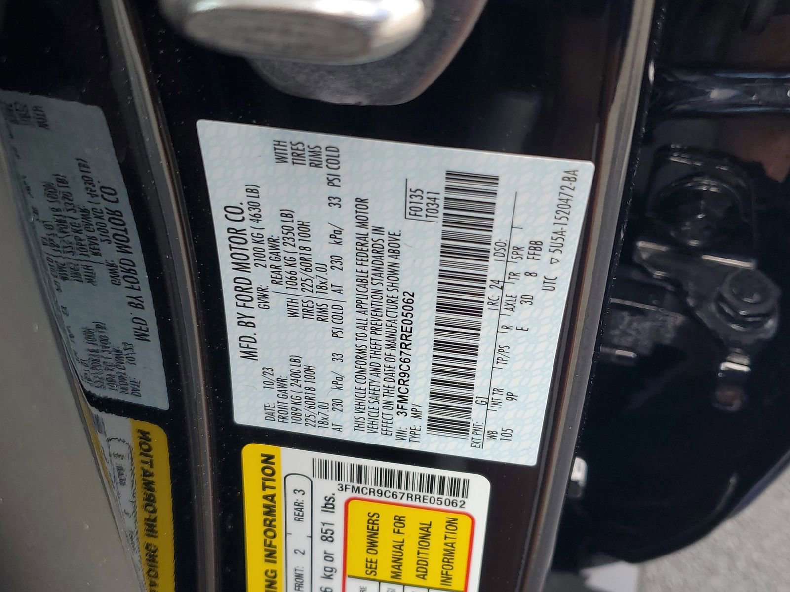 Certified 2024 Ford Bronco Sport Outer Banks image 29