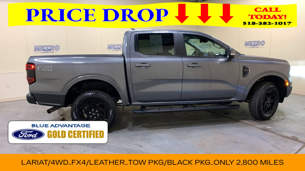 Certified 2025 Ford Ranger Lariat w/ FX4 Off-Road Package AWD/4WD image 2