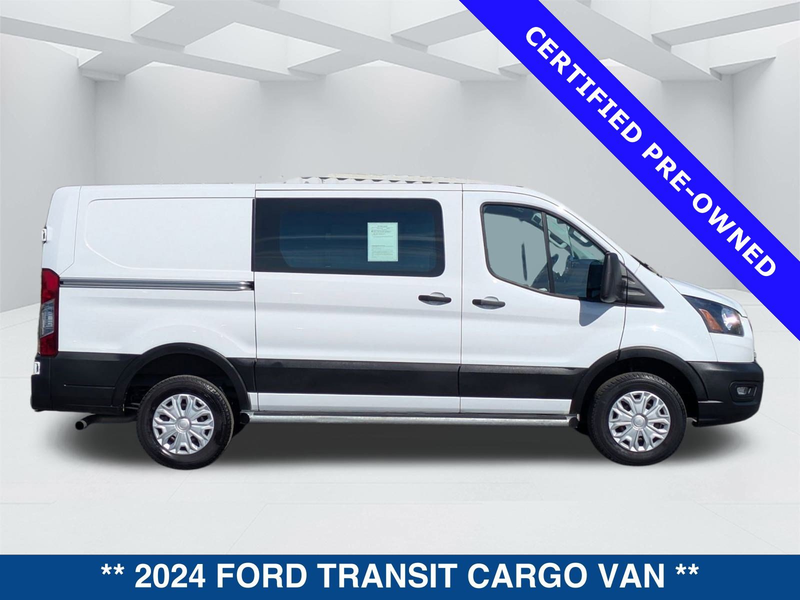 Certified 2024 Ford Transit 250 Low Roof w/ Exterior Upgrade Package RWD image 1