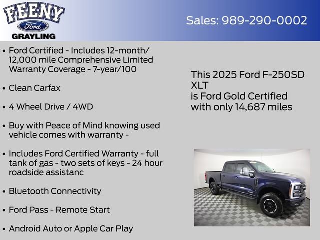 Certified 2025 Ford F250 XLT w/ Tremor Off-Road Package image 5