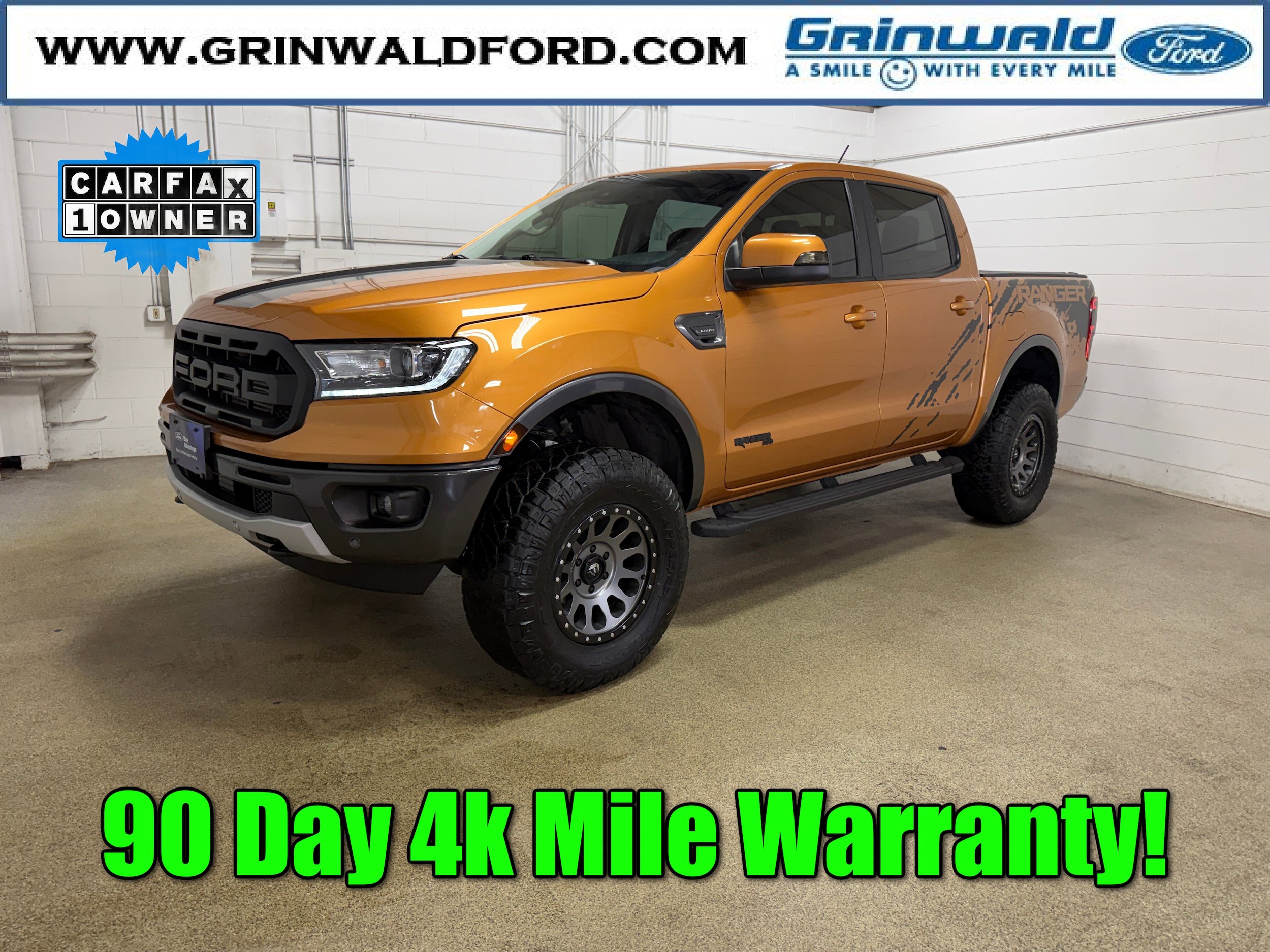 Certified 2019 Ford Ranger Lariat w/ Equipment Group 501A Mid AWD/4WD image 2