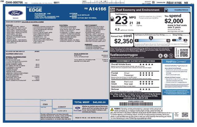 Certified 2024 Ford Edge SEL w/ Convenience Package AWD/4WD image 4