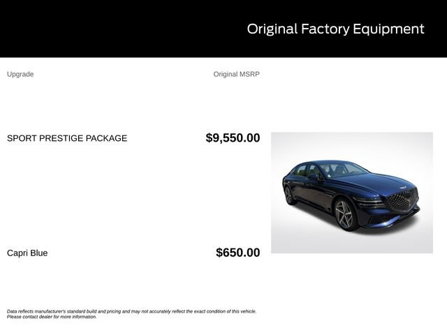 Used 2024 Genesis G80 2.5T w/ Sport Prestige Package AWD/4WD image 11