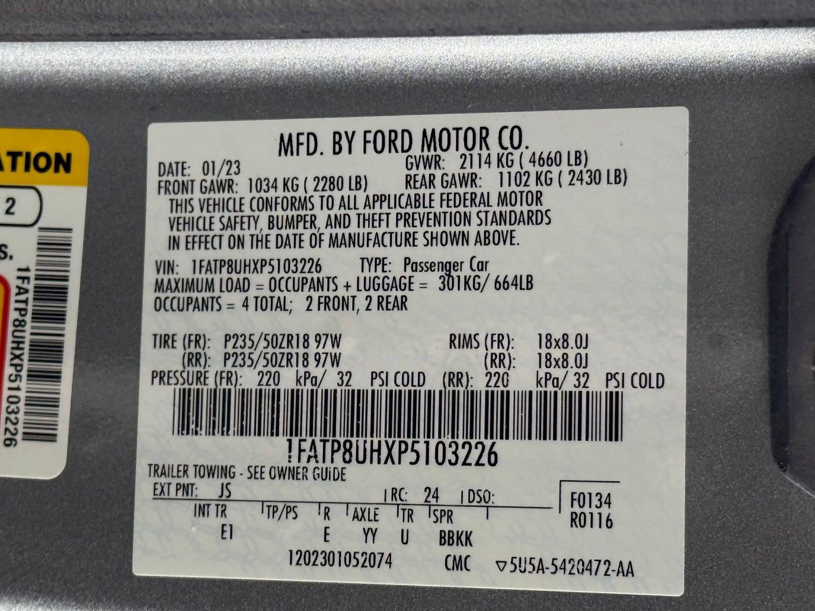 Certified 2023 Ford Mustang Premium image 21